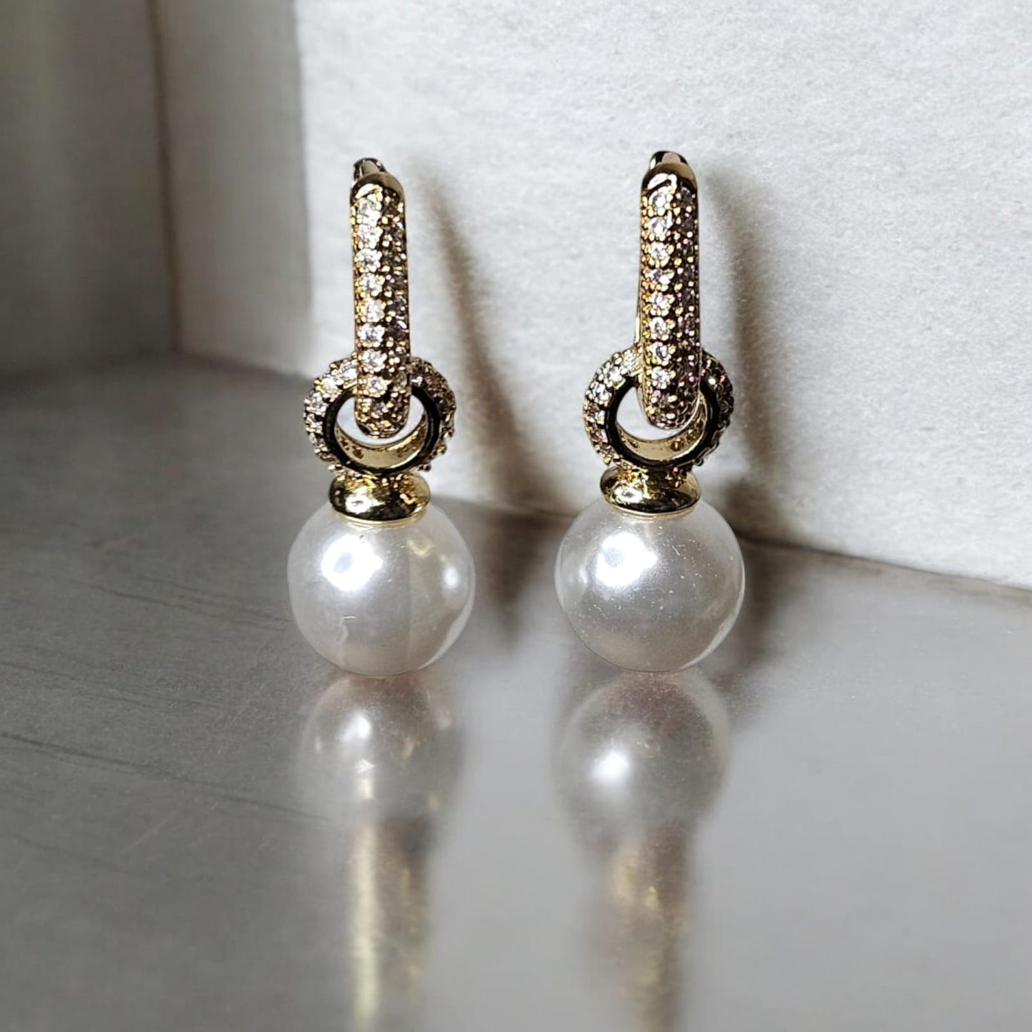 Elegant Pearl Drop Earrings