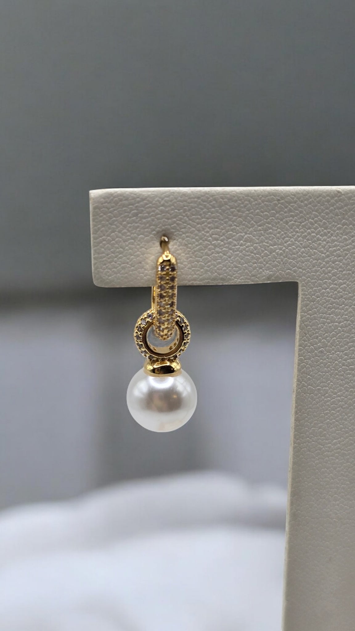 Elegant Pearl Drop Earrings